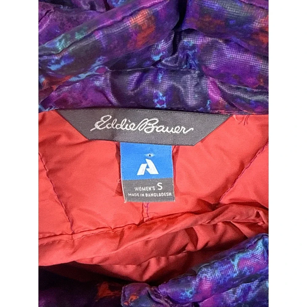 Eddie Bauer First Ascent Storm 800‎ Down Puffer Jacket Womens Size Small Zip